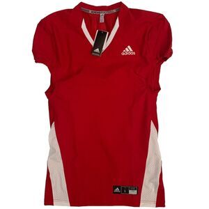 Adidas Football Practice Jersey Men's Size L GG7403 WVN A1 Stock J Red/White New